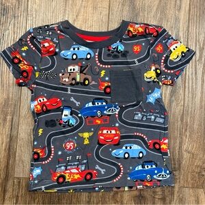 Little Sleepies Cars Themed T-Shirt - Gray